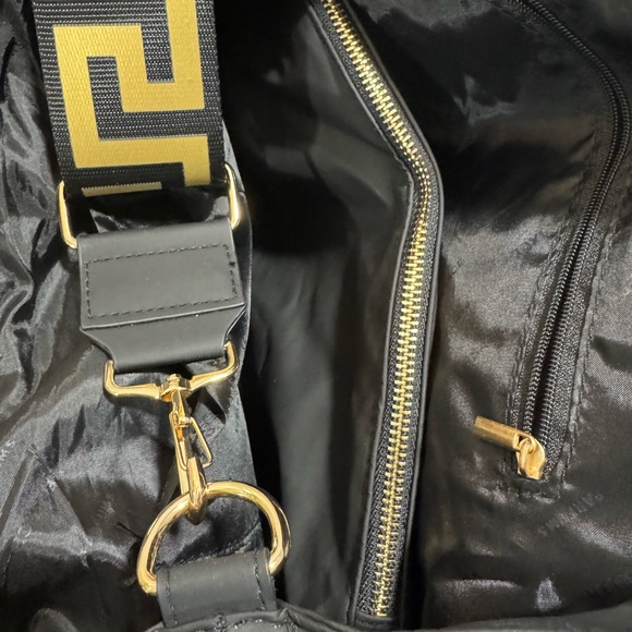 Versace Parfums Black and Gold Duffel Bag - Picture 4 of 12